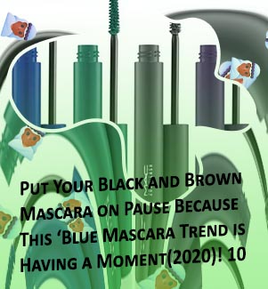 Blue lash mascara