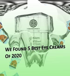 Diamond infused eye cream