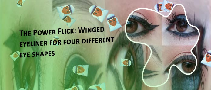 Different winged eyeliner