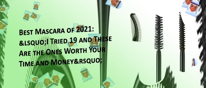Mascara with a ball brush