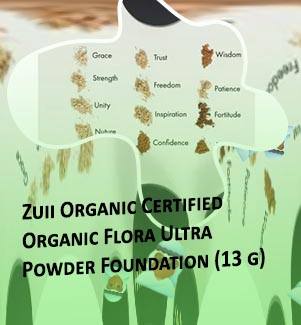 Organic powder foundation